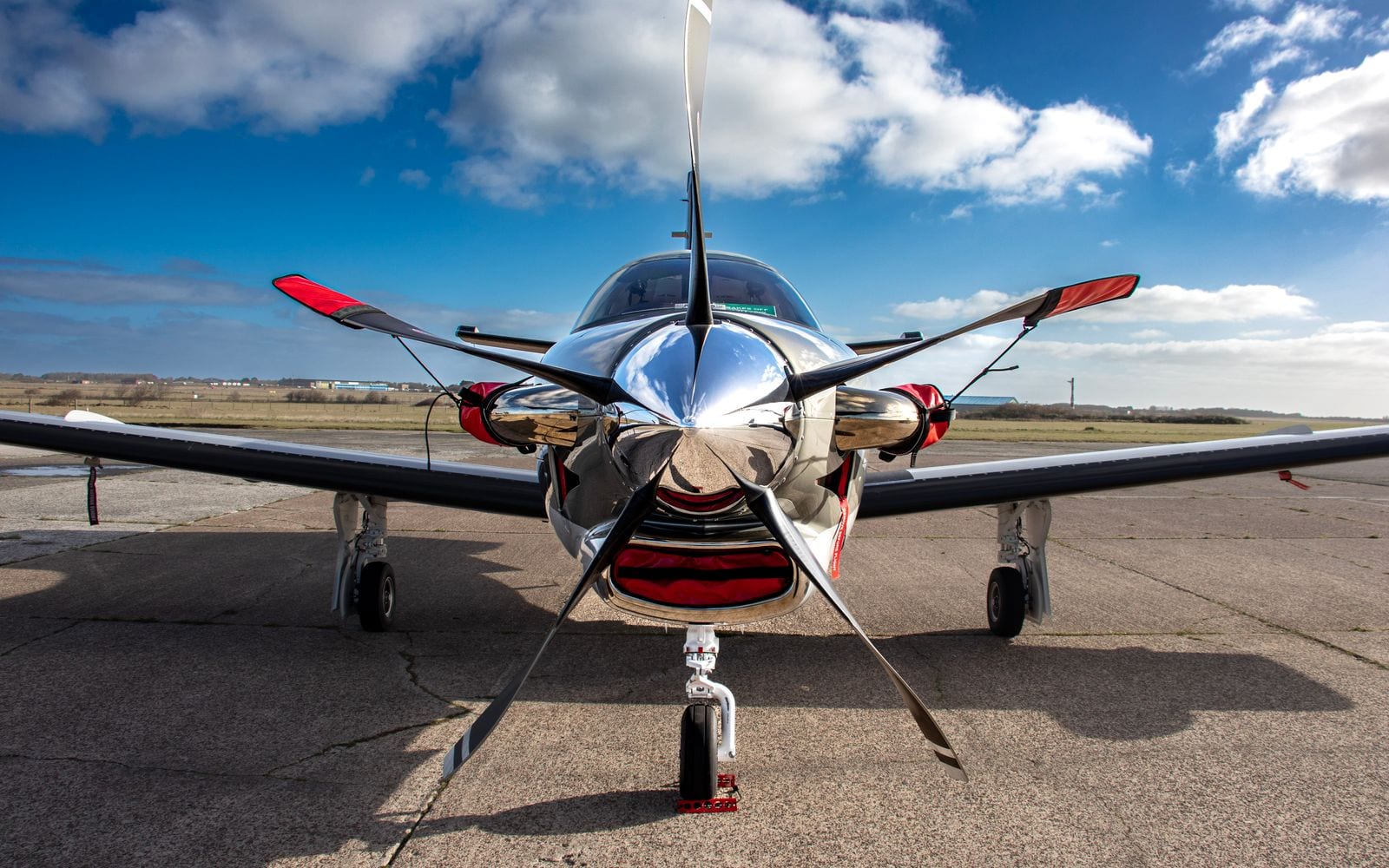 Aircraft fuselage, detailed to a polished finish